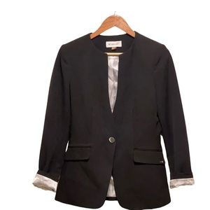 Black suit jacket